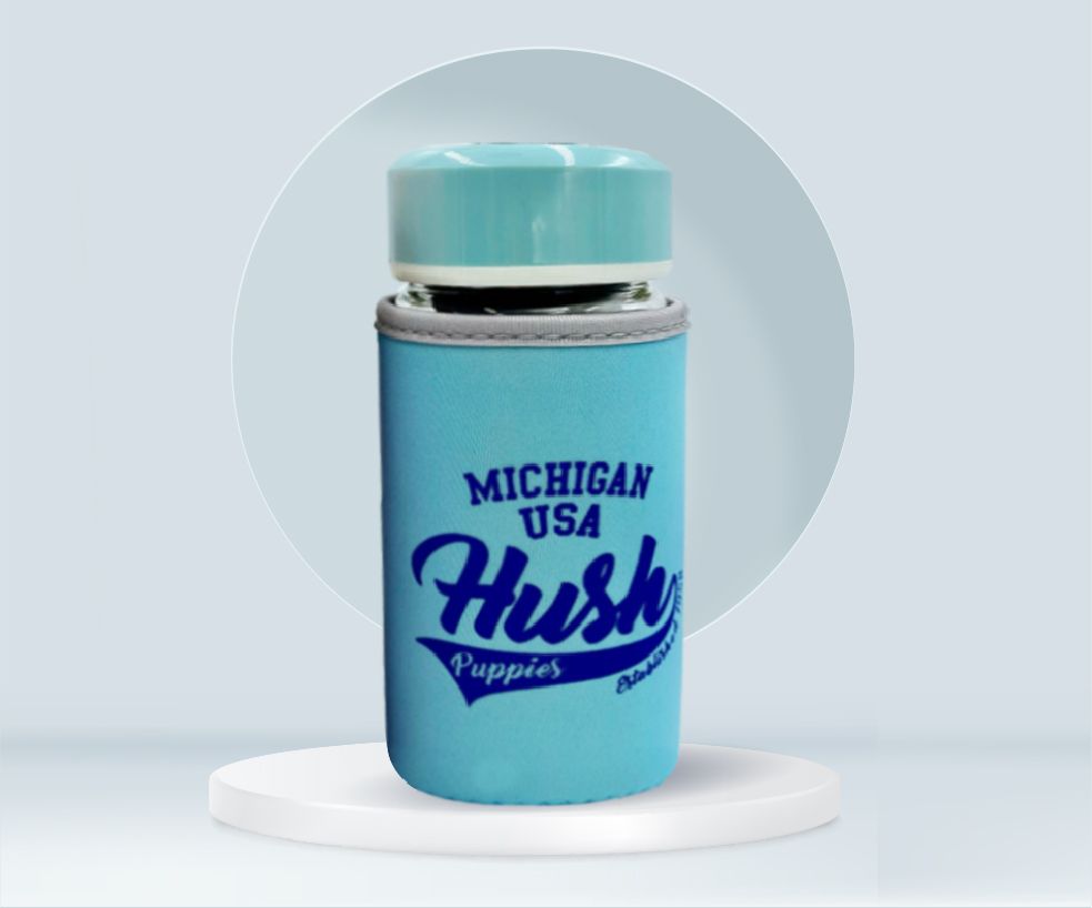 Hush Blue Glass Bottle - wide 1